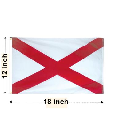 12"x18" Alabama Nylon Outdoor Flag